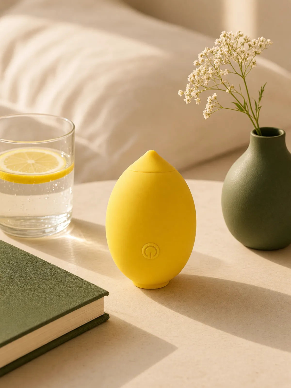 Zest sur une table de nuit au matin Image